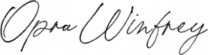 Opra Winfrey's Signature